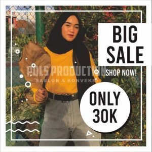 GROSIR KAOS POLOS DI LAMPOH KRUENG